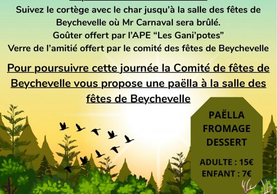 Carnaval des  animaux de notre région