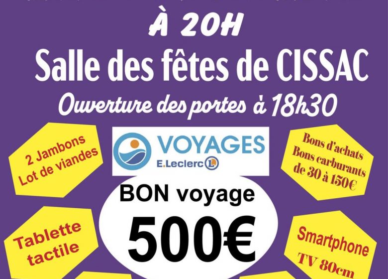 Les lotos du club Centre-Médoc football féminin