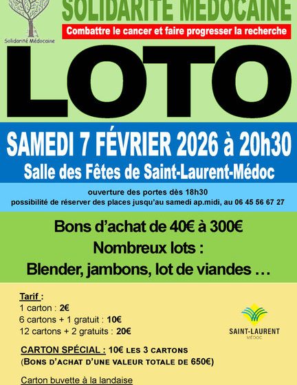 Loto de la Solidarité Médocaine