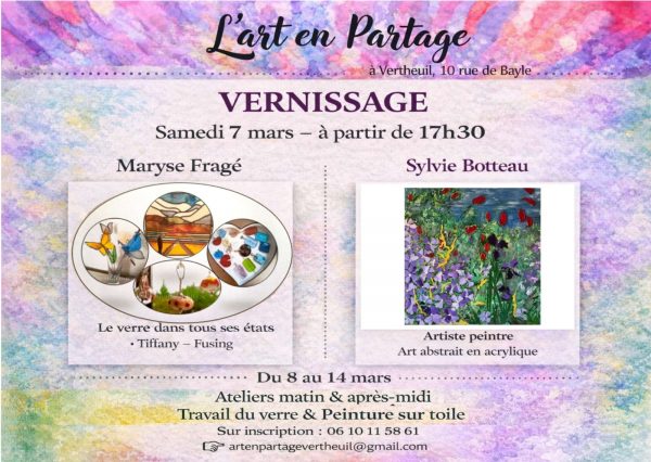 Vernissage à l&rsquo;Art en Partage