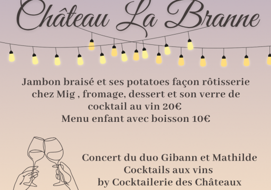 Soirée au vignoble