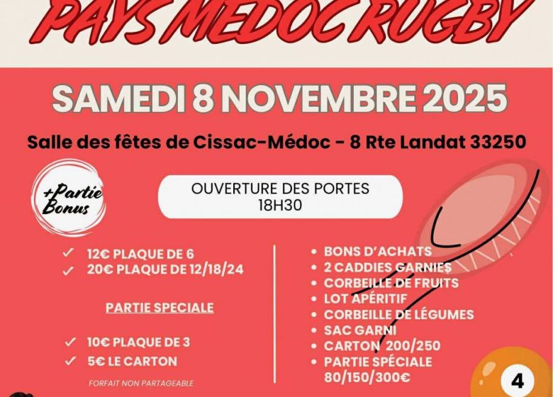 Loto du Pays Médoc Rugby