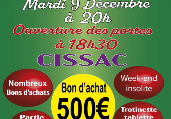 Les lotos du club Centre-Médoc football féminin