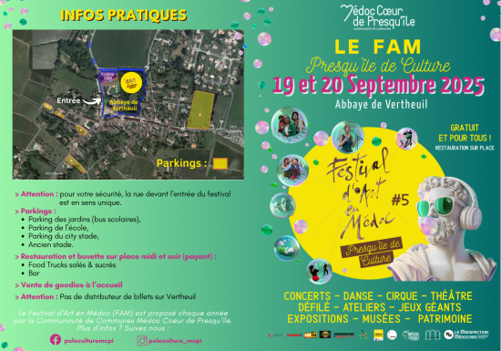 FAM « Festival d’Art en Médoc de la Cdc Médoc-Cœur-de-Presqu’île »