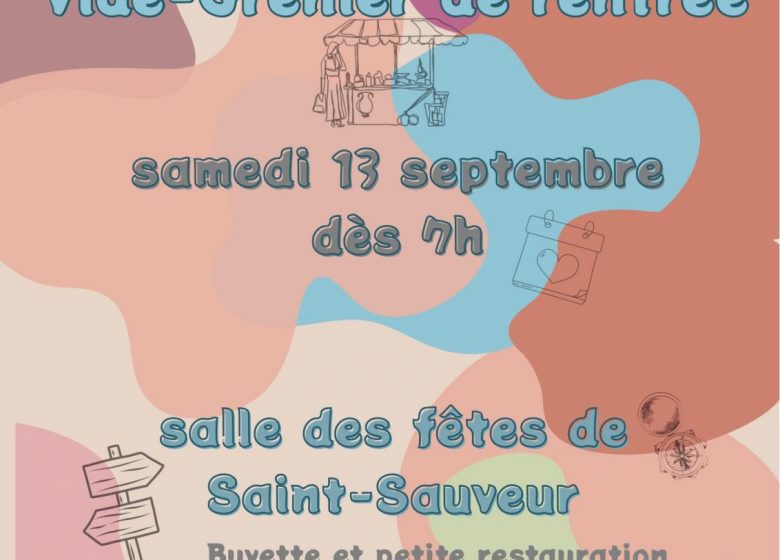 Vide-greniers de la rentrée à Saint-Sauveur