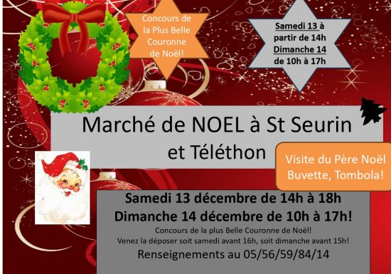 Marché de Noël  et Téléthon