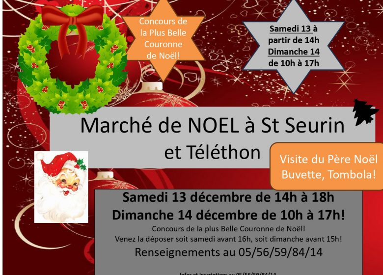 Marché de Noël  et Téléthon