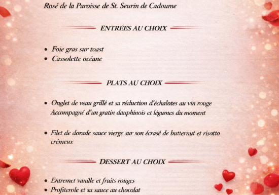 Saint-Valentin à la Joualle de Saint-Seurin