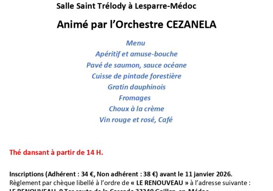 Grand banquet du Nouvel An