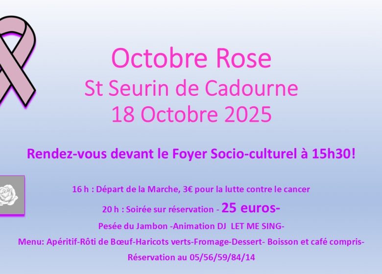 Octobre Rose 2025 à St-Seurin-de-Cadourne