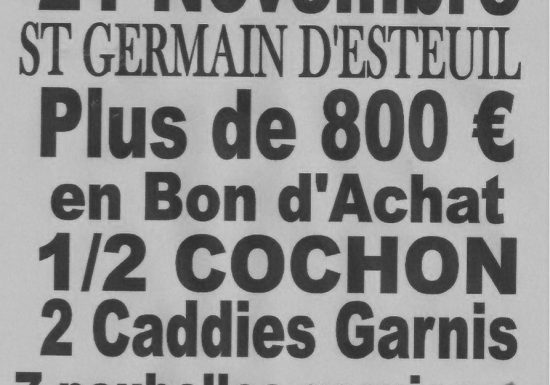 Loto du comité des fêtes