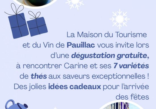 Dégustation de thés à Pauillac