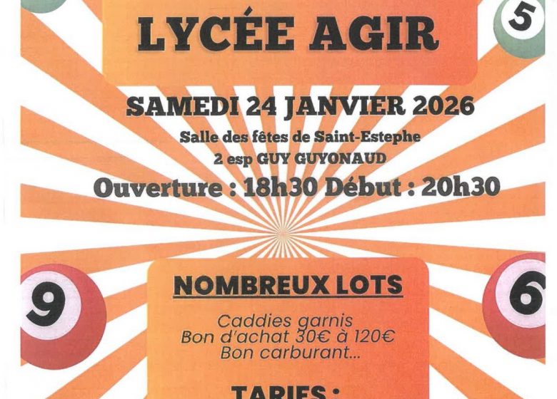 Loto du Lycée AGIR