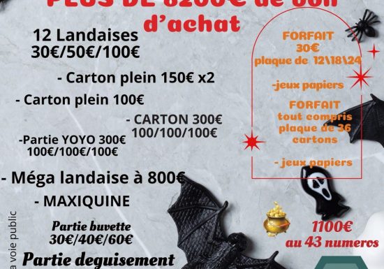 Loto de l’association Un sourire un espoir pour tous