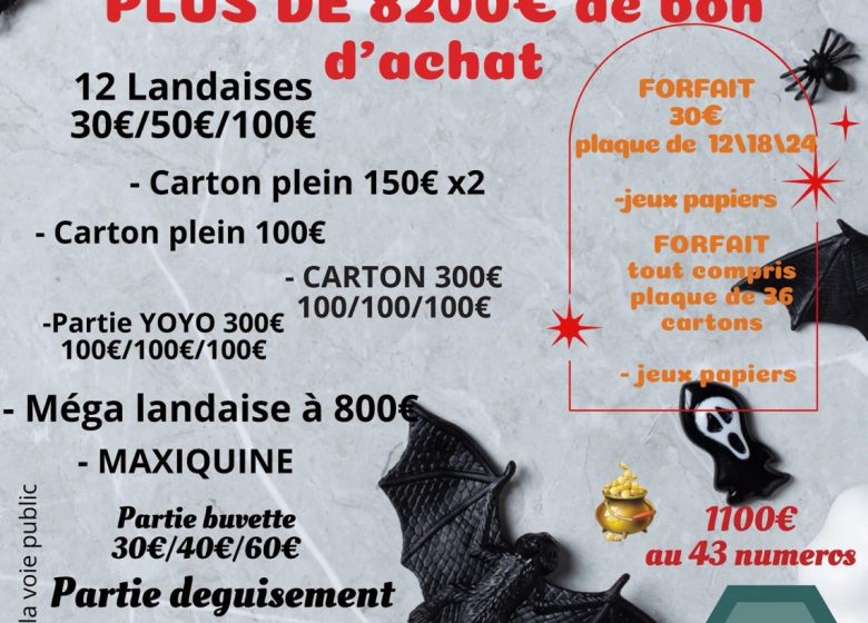 Loto de l’association Un sourire un espoir pour tous