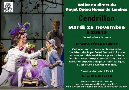Ciné ballet « Cendrillon »