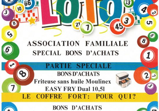 Les Lotos 2025 de l’association Familiale