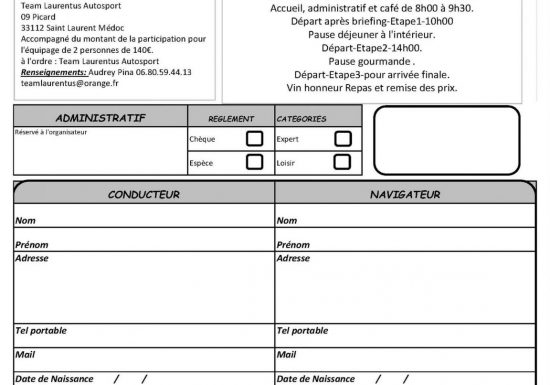 Rallye cartographique le Printemps des Marcassins