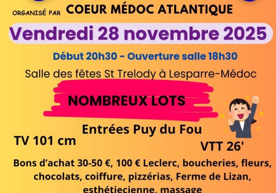 Loto du Football Club Coeur Médoc Atlantique