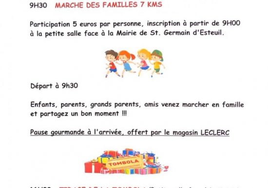 Téléthon : Marche des familles