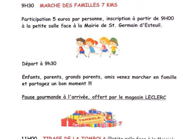 Téléthon : Marche des familles