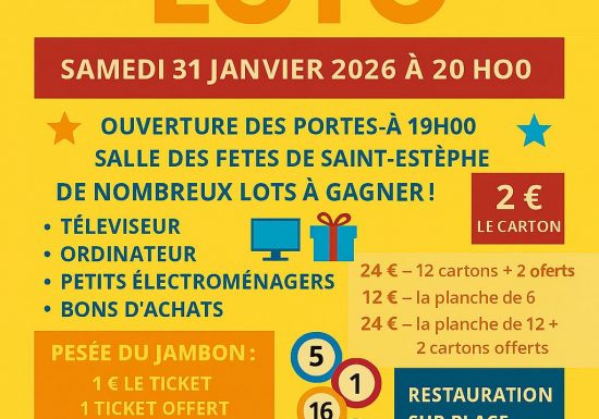 Loto du Comité de Jumelage