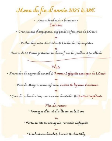 Reveillon de la St-Sylvestre au Lafayette