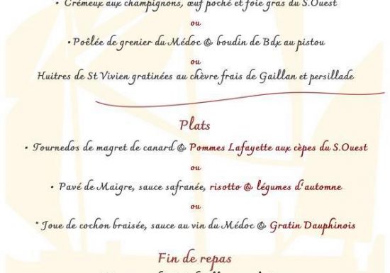 Reveillon de la St-Sylvestre au Lafayette