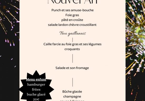 Réveillon de la Saint-Sylvestre à Gaillan