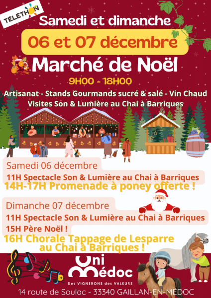 Marché de Noël d’Uni-Médoc