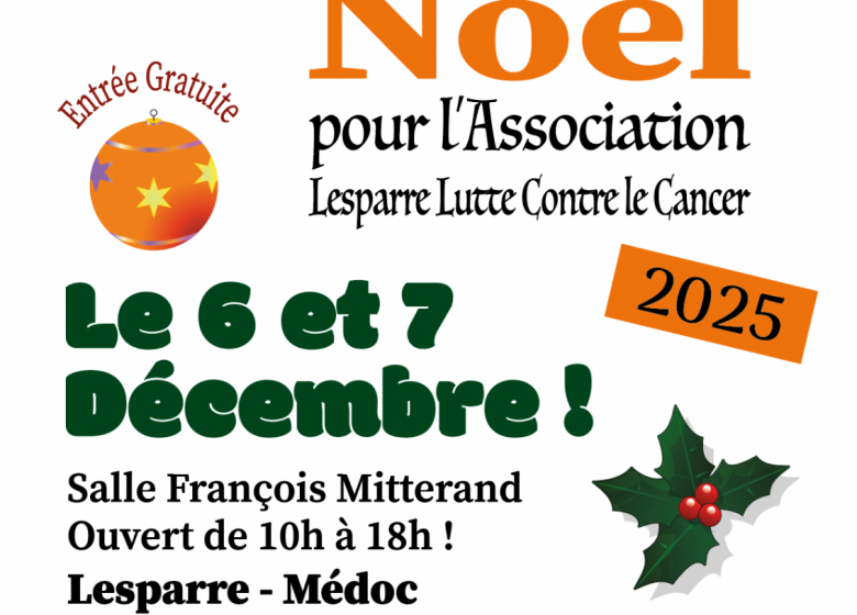 Marché de Noël de Lesparre Lutte Contre le Cancer