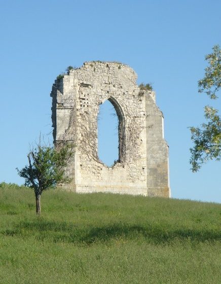 島の修道院の遺跡