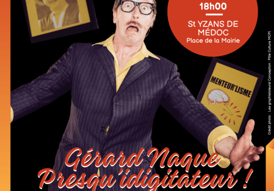 Spectacle de rue : Gérard Naque presqu’idigitateur