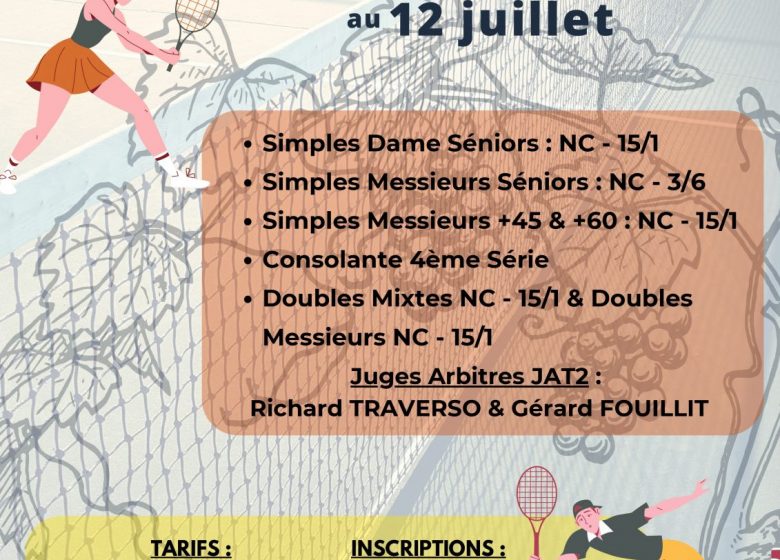 Tournoi  de tennis des Grands Crus