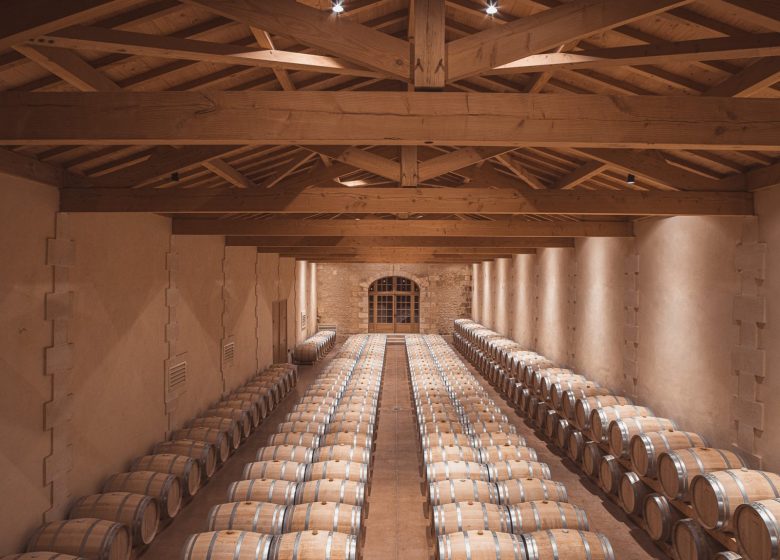 La Visite du Maître de Chai au Château Laffitte Carcasset