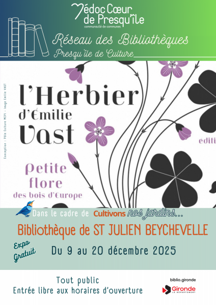 Expo Les herbiers d’Emilie Vast La petite flore des bois