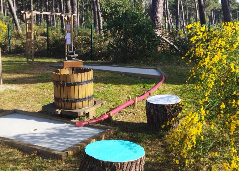 Minigolf de vino Chez Grapouille