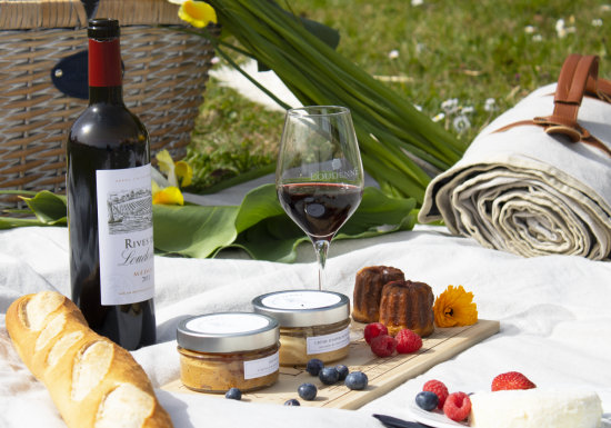 Traditionele picknick op Château Loudenne