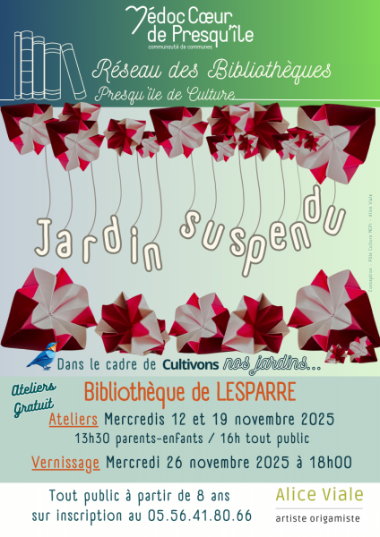 Vernissage expo Jardin suspendu
