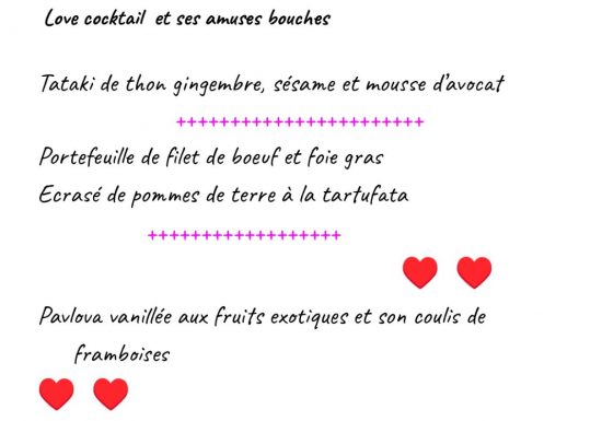 Saint-Valentin au « Calebassier »