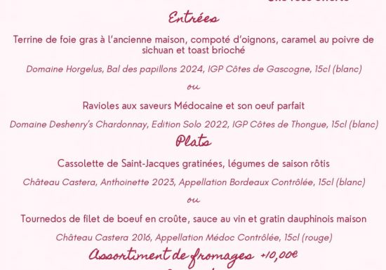 Saint-Valentin à « l&rsquo;Atelier »