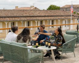 Terrasse Estivale au Château Léoville Poyferré