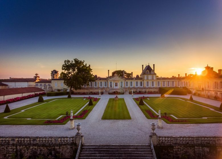 Garden of Château Beychevelle