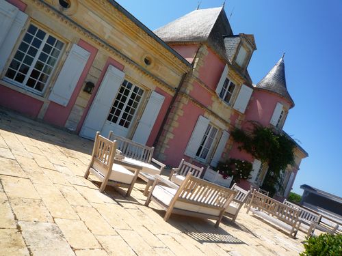 Rozentuin van Château Loudenne