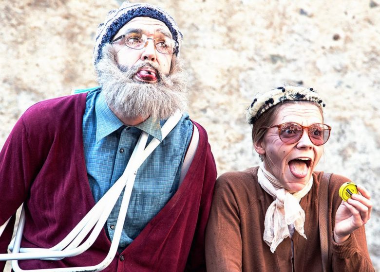 Street theater: Mr and Mrs Poiseau
