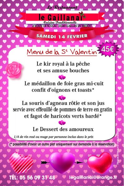 Saint-Valentin au « Gaillanai »