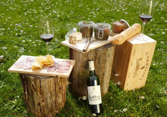 Picknickbesuch im Château Larrivaux