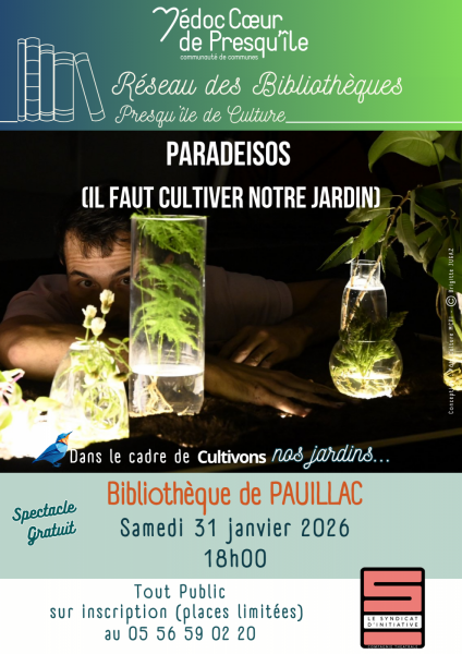 Paradéïsos Il faut cultiver notre jardin